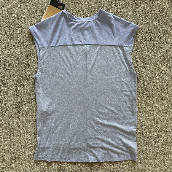 The‎ North Face Dawndream Muscle Tee Deep Periwinkle Heather Size Small - Picture 9 of 10